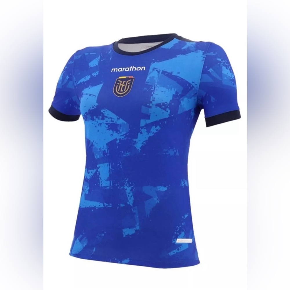 Marathon Authentic Ecuador National Soccer Team Training Jersey Women’s Sz: L